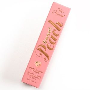 Too Faced sweet peach lip oil gloss